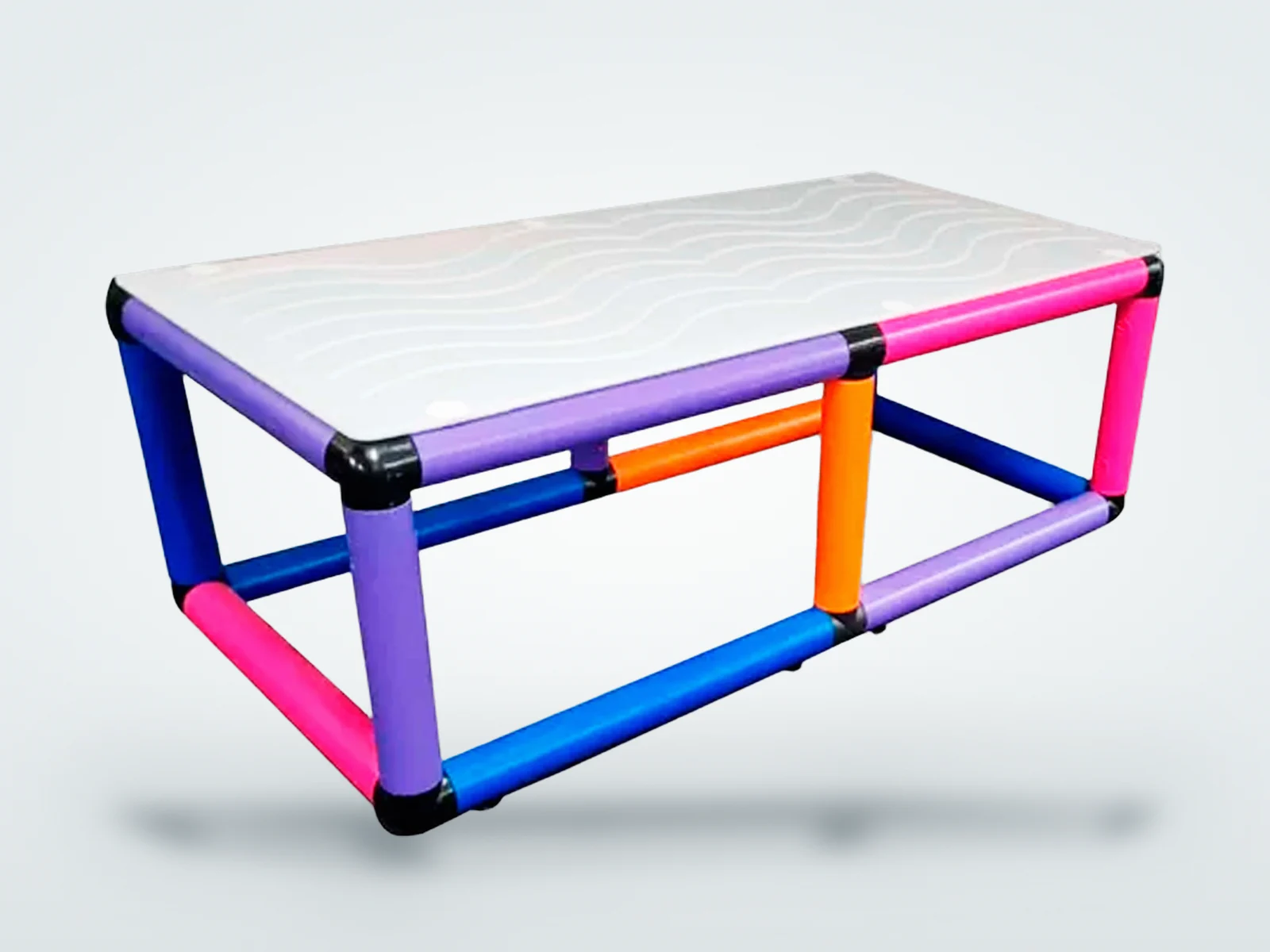 Plataforma de fundo Floty primeira linha, reforçada, com tampo branco