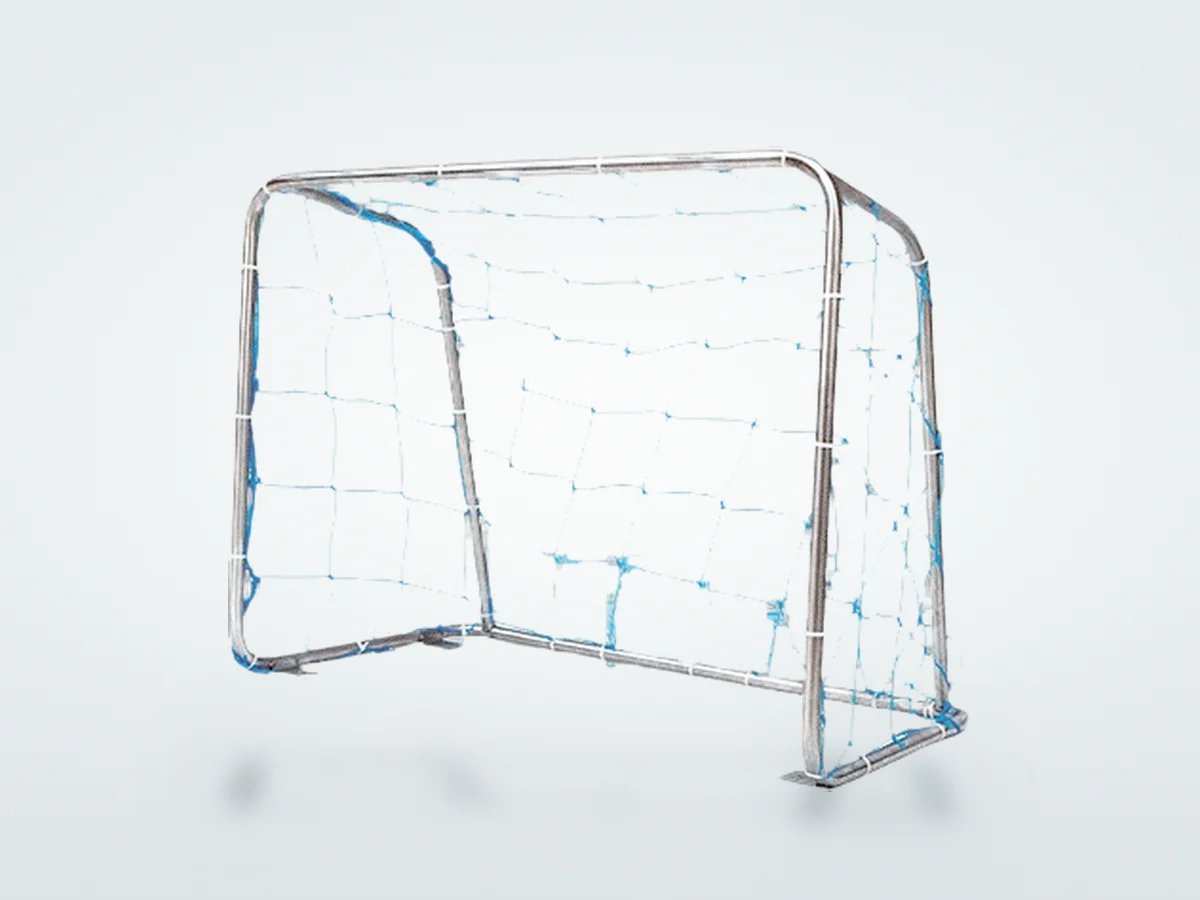 Gol de mini polo aquático Floty em aço inox com rede