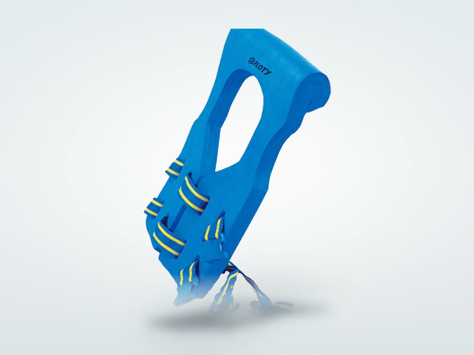Colete cervical flutuante azul Floty para hidroterapia
