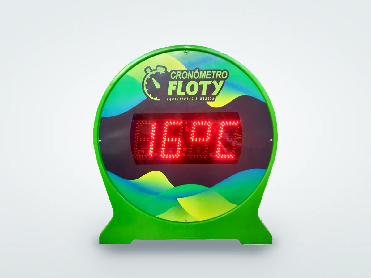 Cronômetro digital de parede Floty para piscina