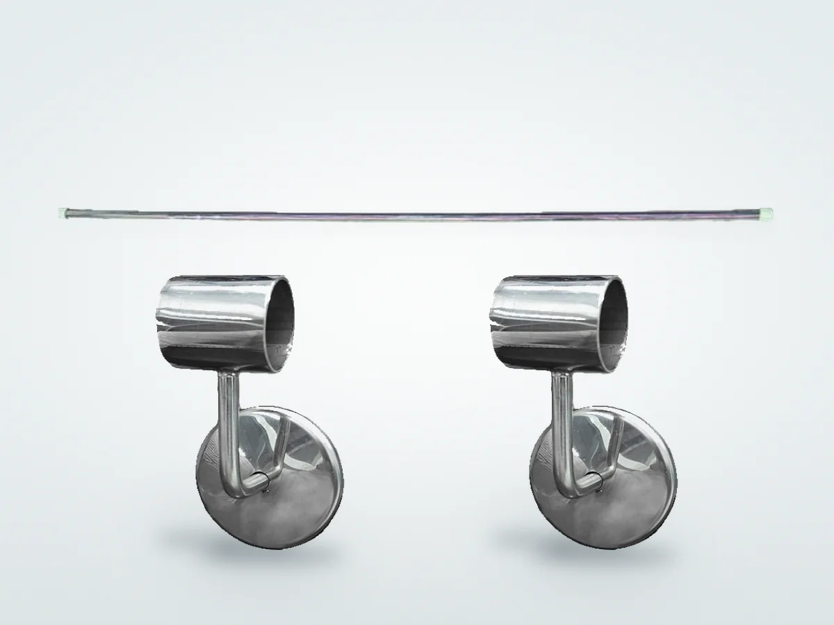 Corrimão fixo de inox, 2 m (HG5265)