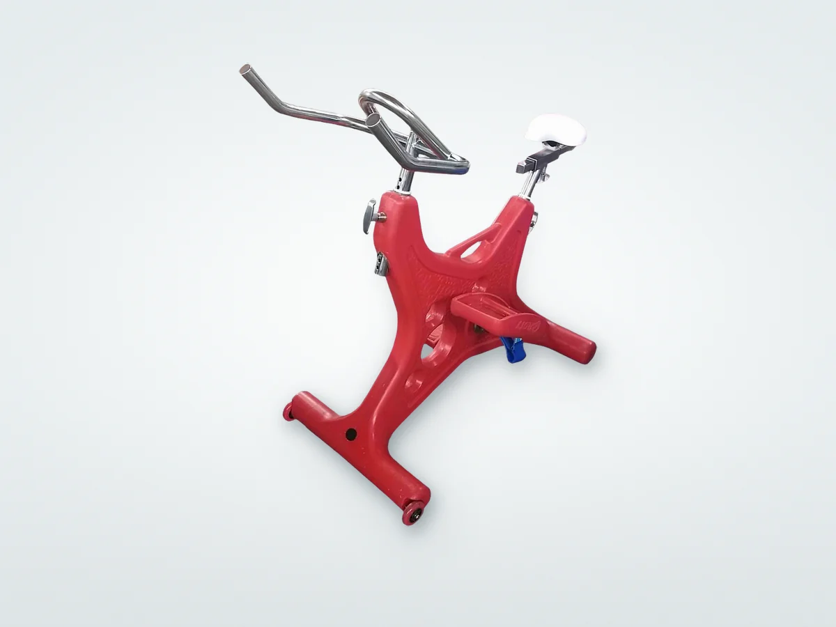 Pool Bike Floty vermelha, bicicleta aquática para hidroginástica