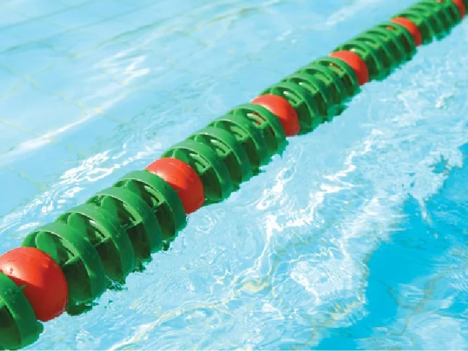 Raia Floty Montreal na piscina: 4 discos verdes para cada boia vermelha